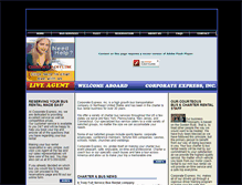Tablet Screenshot of corporateexpressinc.com